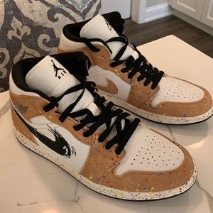Like New Men’s Air Jordan 1 Mid Splatter